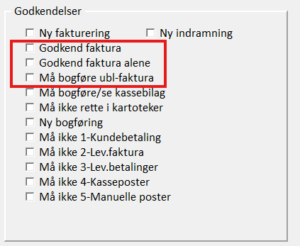 opsætning af bruger