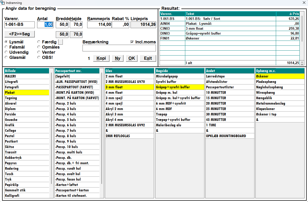 Oversigt over layout systemet