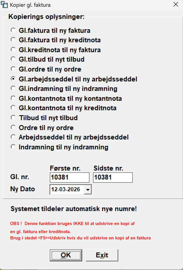 værktøjslinje