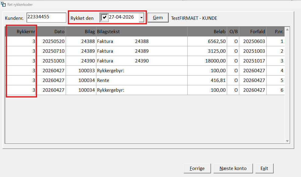 Dropdown-menu i toppen